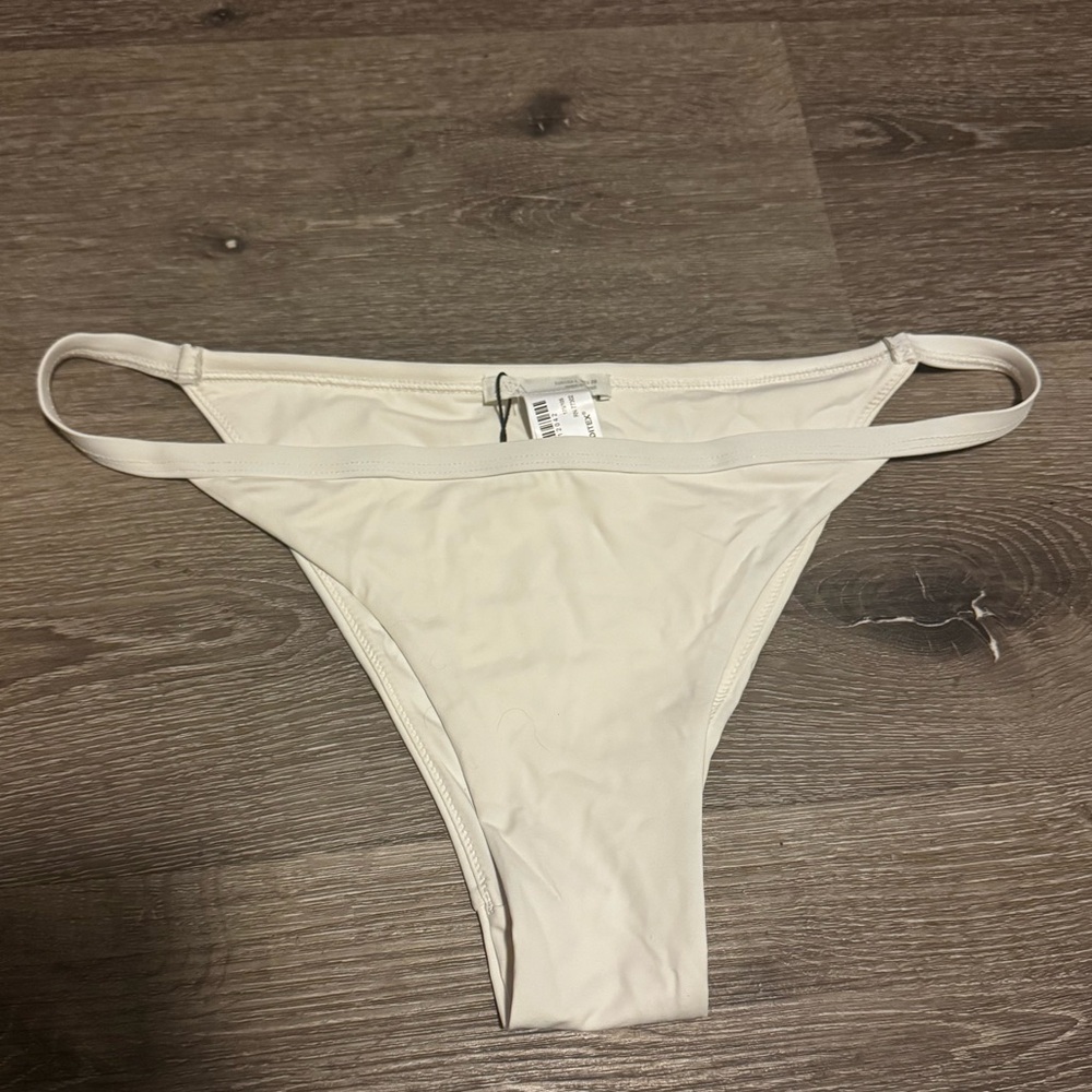 Zara white bikini bottom